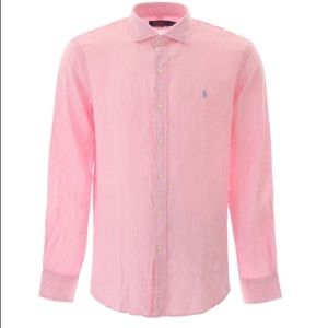 men’s pink polo shirt